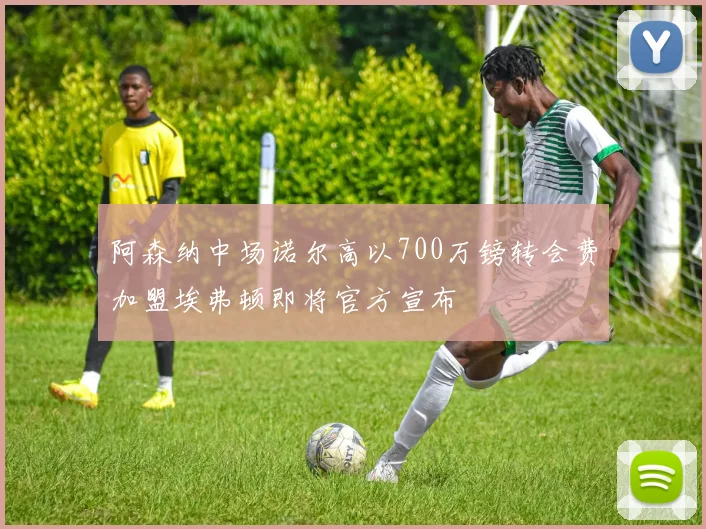 阿森纳中场诺尔高以700万镑转会费加盟埃弗顿即将官方宣布
